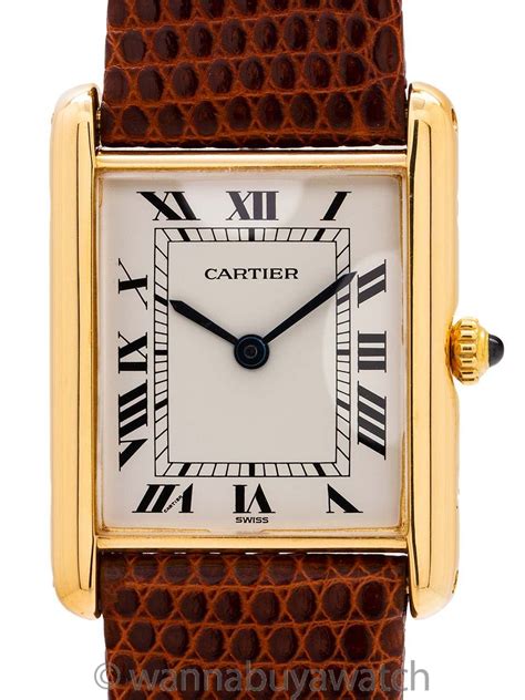 cartier tankwatch|pre owned cartier tank watches.